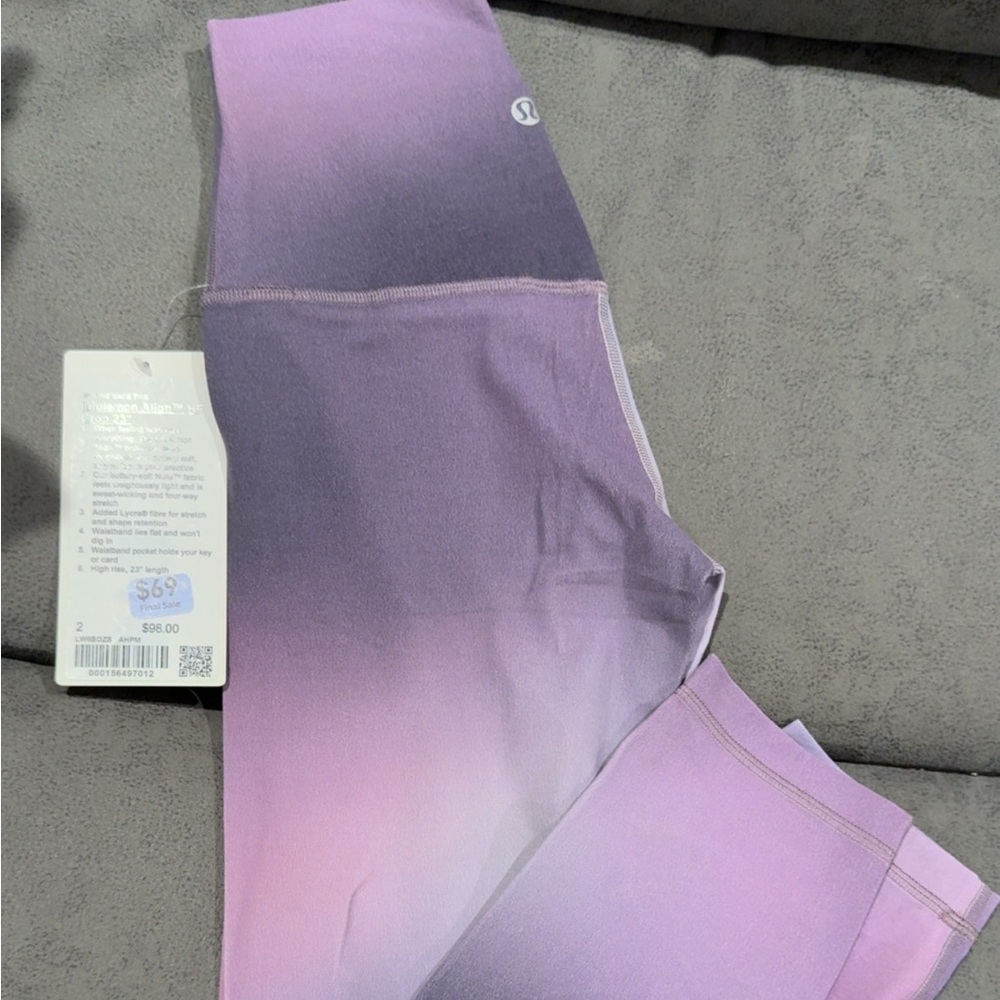 lululemon athletica Purple Ombre Leggings